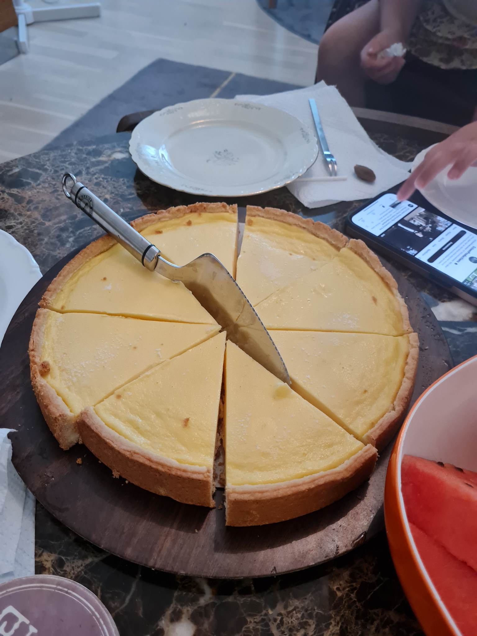 cheesecake på agendan
