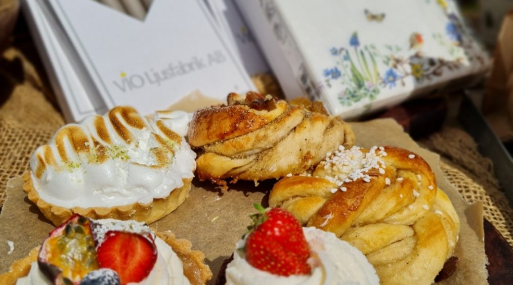 Olika sorters gräddbakelser