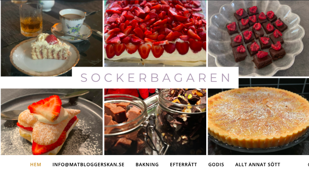 Sockerbagaren tar över matbloggerskan